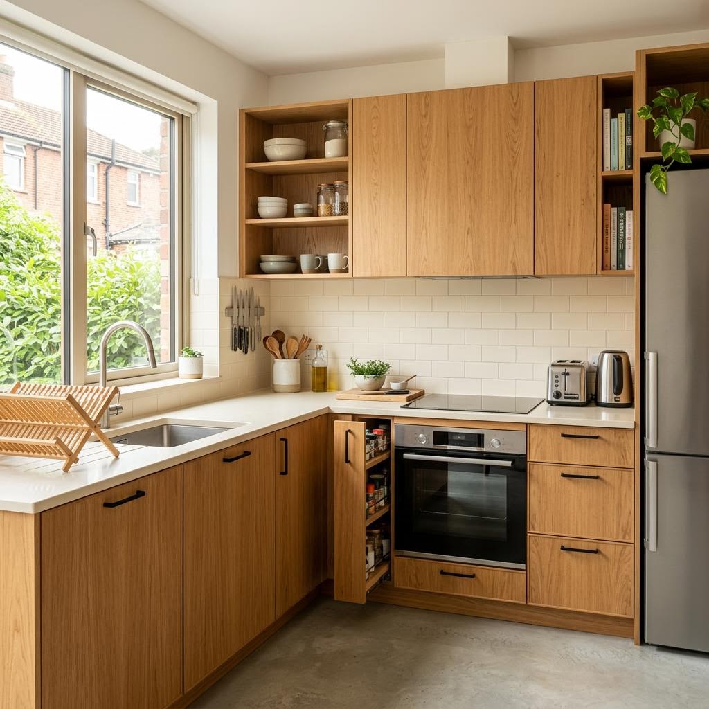 Illustrative economical kitchen